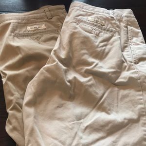 2 polo khaki shorts. Pleated